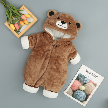 Cute Bear Winter Romper