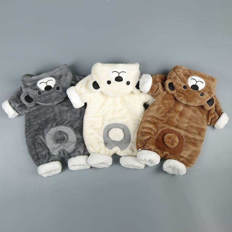 Cute Bear Winter Romper