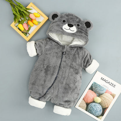 Cute Bear Winter Romper